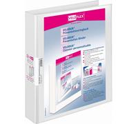 Classeur À Anneaux Polypropylène (Pp) Blanc - Classeur À Anneaux Polypropylène (Pp), Blanc, A4, 300 Feuilles, 80 G/M², 3 Cm)