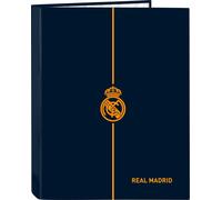 Classeur à anneaux Real Madrid C.F. 2nd Kit 24/25 Bleu marine A4 26.5 x 33 x 4 cm