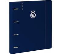 Classeur à anneaux Real Madrid C.F. Blanc Gris 27 X 32 X 4 cm