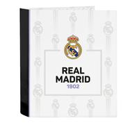 Classeur à anneaux Real Madrid C.F. Noir Blanc A4 (27 x 33 x 6 cm)