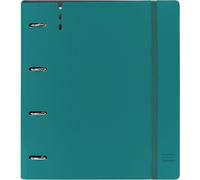 SAFTA - Classeur avec 4 anneaux de 35 mm, avec recharge, avec 100 feuilles A4, idéal pour les enfants de différents âges, confortable et polyvalent, qualité et résistance, 27 x 4 x 32 cm, bleu, bleu,