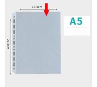 Classeur À Anneaux Transparents",Pochette De Recharge,Cartes Photo,Carnet De Notes,Journal Intime,Album Photo,Dossier De Reliure,A5,1,2 Poches,13/20 Trous,"10 Pièces - Type A5-13