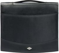 Classeur à anneaux WEDO Elegance DIN A4 cuir synthétique/nylon noir avec poignée de transport