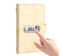 Classeur à billets Album en cuir PU, 100 pochettes pour billets, serrure à | Classeur Cash Stuffing verrouillable pour espèces timbres billets tiroir bibliothèque maison c