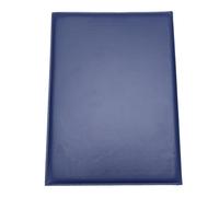 Classeur à Certificats à Couverture Rigide, Cuir Bleu, Minimaliste | Surface Lisse pour Signature Facile, Maintien Sûr des Documents, Présentation Formelle, Usage Formation