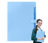 Classeur à documents, organiseur de reçus ménager, multifonction, portable, format A4, avec étiquette de couleur et plusieurs compartiments, pour l'école, le bureau, la maison, les factures, les reçus