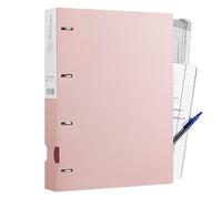 Classeur à enveloppes - Classeur à documents transparent à 4 trous - Organiseur de projet - Classeur pour papiers importants, dossiers d'urgence, certificats de naissance, cartes de sécurité sociale