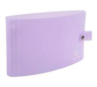 Exacompta - Réf. 52170E - Classeur PP semi-rigide pour fiches bristols - 2 anneaux ronds diamètre 30 mm - Dos de 30 mm - Dimensions extérieures : 26,5 x 16cm - 5 couleurs aléatoires