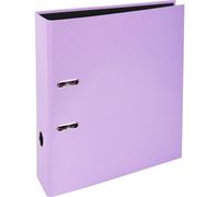 Exacompta - Réf. 53565E - Carton de 10 classeurs à levier A4 Prem'Touch AQUAREL - Dos de 80 mm - Mécanique 80 mm - Dimensions extérieures : 32 x 28,5 x 8 cm - Format à classer A4 - Mauve