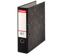 Classeur à levier cartonné Esselte A4 - Dos 5 cm - Noir