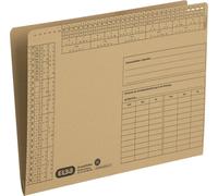 Classeur à levier ELBA 100552000 23x31cm, reliure commerciale/administrative brune