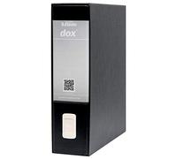 Classeur à levier Esselte Dox 1 en format A4 avec languette extra forte 1 pièce Noir