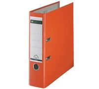 Classeur à levier - Leitz - 10105045 - Plastique - A4 - Orange - 80 mm de largeur de dos