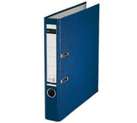 Classeur à levier Leitz 180° A4, tout en plastique, dos 5,2 cm, bleu
