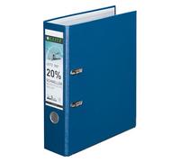 Classeur à levier Leitz 180° plastique dos 8 cm bleu