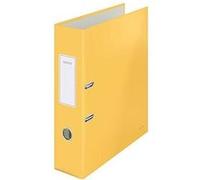 Classeur à levier - LEITZ - Cosy - Capacité 600 feuilles - Dos 80 mm - A4 Jaune G