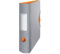 Leitz Classeur à levier Active A4 180° Vert Dos arrondi 82 mm Polyfoam léger Fermeture élastique