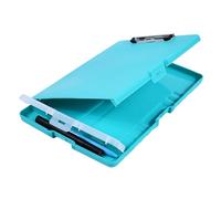 Classeur à levier multifonction avec presse-papiers et boîte à lettres - Organiseur portable pour étudiants, enseignants, école, documents ignifuges