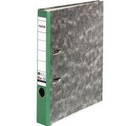 Classeur À Levier Papier Marbré A4 Recycling - Gris-Dos Vert