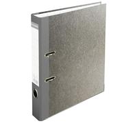 Exacompta - réf. 53509E - Carton de 20 classeurs à levier papier marbré gris - Dos 50 mm - Mécanique 55 mm - Dimensions : 32 x 29 - Format à classer A4 - Coloris Gris - dos gris