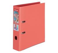 Classeur à levier plastifié - Dos 7,5 cm - Power ColourBreeze A4 - corail