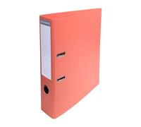 Classeur à levier plastifié Exacompta A4 - Dos 7 cm coloris pastel - Saumon