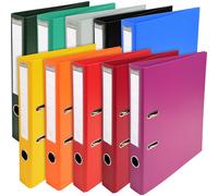 Classeur À Levier Pvc A4 Dos De 50mm. - Couleurs Assorties