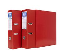 classeur à levier Unipapel 2 Pièces Rouge A4 (31,8 x 29 x 7,5 cm)