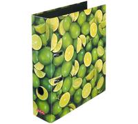 HERLITZ Classeur à levier maX.file A4 pélliculé Brillant motif Citrons