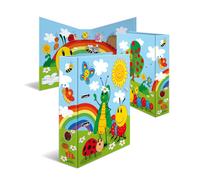 Classeur à motifs HERMA "Frieda & Friends" pour l'école maternelle Largeur de dos : 70 mm DIN A4