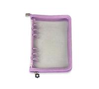 Classeur À Paillettes À 6 Trous En Pvc, Avec Fermeture Éclair, À Feuilles Mobiles, Pour Carnet De Notes Et Agenda, Couverture, Papeterie De Journal Coréen, Fournitures Scolaires Et De Bureau C3d8