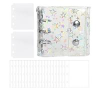 Classeur À Papier Transparent,Livre de Collection de Photos - Carnet d'Autocollants Portable | Pour Étudiants Enseignants Professionnels De Bureau Personnel Administratif Gestionnaires De Projet École