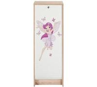 Classeur à Rideau Chêne 6 Niches L 37.8 H 103.8 P 38.4 cm - Fée 217 - L 37.8 x l 38.4 x H 103.8 cm marron G