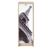 Classeur à Rideau Chêne 6 Niches L 37.8 H 103.8 P 38.4 cm - Tour Eiffel 750 751 - L 37.8 x l 38.4 x H 103.8 cm marron G