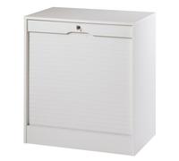 Classeur à Rideau - SIMMOB - Largeur 70 cm - 8 Niches - Blanc - Eco-conçu