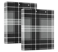 Classeur à trois anneaux de 3,5 cm et demi avec poches, 1/2 paquet, fournitures de bureau, couverture rigide