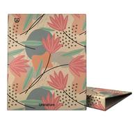 Classeur A4 4 anneaux 25 mm recyclé Fleurs Uninature Design