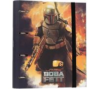 Classeur A4 4 Anneaux Star Wars, The Book of Boba Fett, Classeur Rigide 4...