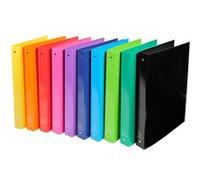 Classeur A4 à 4 anneaux Exacompta Iderama 320 x 260 mm Modèle aléatoire Multicolore G