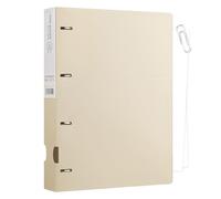 Classeur A4 - Dossier A4 de style , classeur A4 portable | Pochettes en papier transparent pour le stockage de documents et l'organisation de fournitures de bureau, dossiers transparents légers