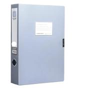 Classeur A4 épais, boîte de rangement en papier plastique, porte-documents couleur multifonctionnel Pour Le Stockage Du Papier(Drak blue,5.5cm)