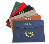Classeur A4 personnalisé avec nom et logo, organiseur de documents en cuir PU, sac de conférence professionnel de grande capacité, pochette imperméable, pochette pour reçus et contrats