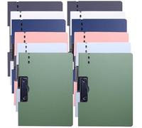 Classeur A4 sans Perforation avec Pince à Ressort, Clips Solides, classeur for Bureau, école, Documents, Format Lettre(6 pcs)