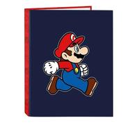 Classeur A4 - Super Mario - Astucieux - 4 Anneaux - 33 Cm De Hauteur - Mixte