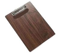 Classeur A4 taille en bois mémo presse-papiers pince conseil Menu attelle tableau d'écriture signe porte-papier 1 pièces pour papier d'écriture Memo des dossiers(Color 4)