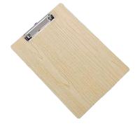 Classeur A4 taille en bois mémo presse-papiers pince conseil Menu attelle tableau d'écriture signe porte-papier 1 pièces pour papier d'écriture Memo des dossiers(Color 3)