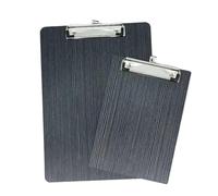 Classeur A4 taille en bois mémo presse-papiers pince conseil Menu attelle tableau d'écriture signe porte-papier 1 pièces pour papier d'écriture Memo des dossiers(Color 1)