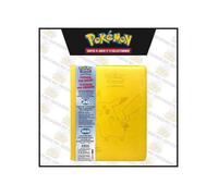 Classeur A4 Ultra pro premium Pokémon Pikachu simili cuir (20 Pages De 9 Cases)