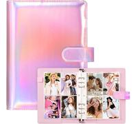 Classeur A5 Collectionneur De Cartes Avec 30 Paquets De 240 Pochettes De Cartes, Couverture De Classeur En Cuir Pu À 6 Anneaux Pour Organiser À Collectionner, Les Photos De K-Pop