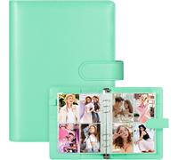 Classeur A5 Collectionneur De Cartes Avec 30 Paquets De 240 Pochettes De Cartes, Couverture De Classeur En Cuir Pu À 6 Anneaux Pour Organiser À Collectionner, Les Photos De K-Pop